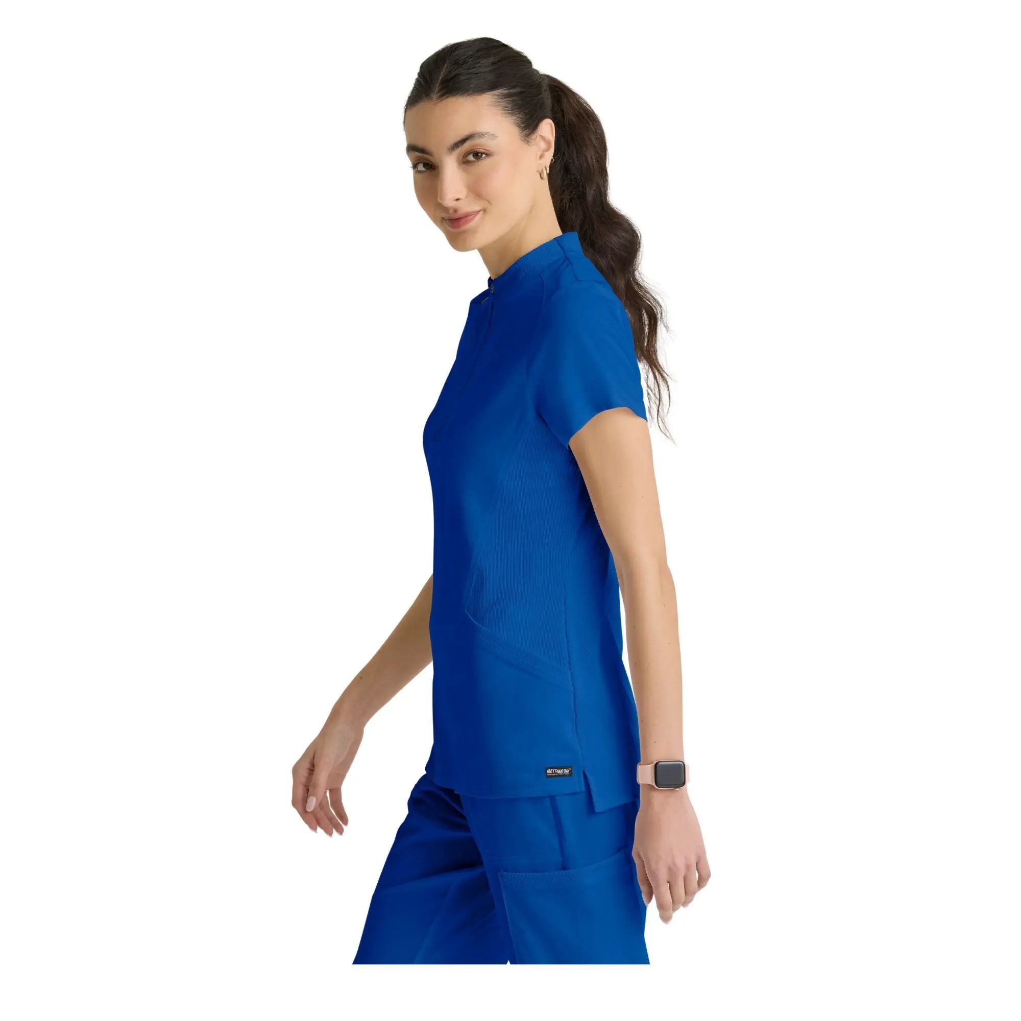 Kristi - Tuniek met hoge hals en ritssluiting - Dames - Grey's Anatomy Stretch Grey's Anatomy 