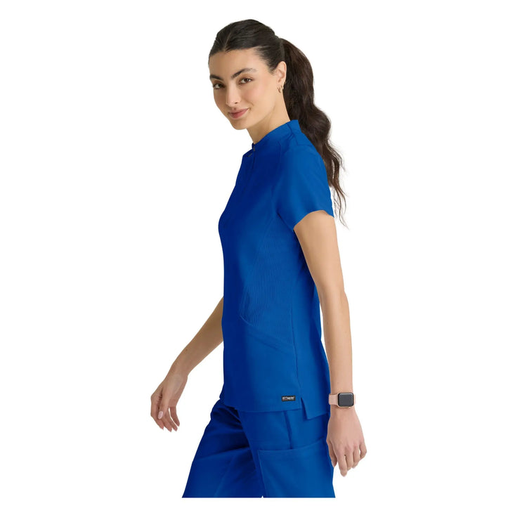Kristi - Tuniek met hoge hals en ritssluiting - Dames - Grey's Anatomy Stretch Grey's Anatomy 