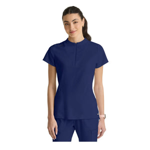 Kristi - Tuniek met hoge hals en ritssluiting - Dames - Grey's Anatomy Stretch Grey's Anatomy 
