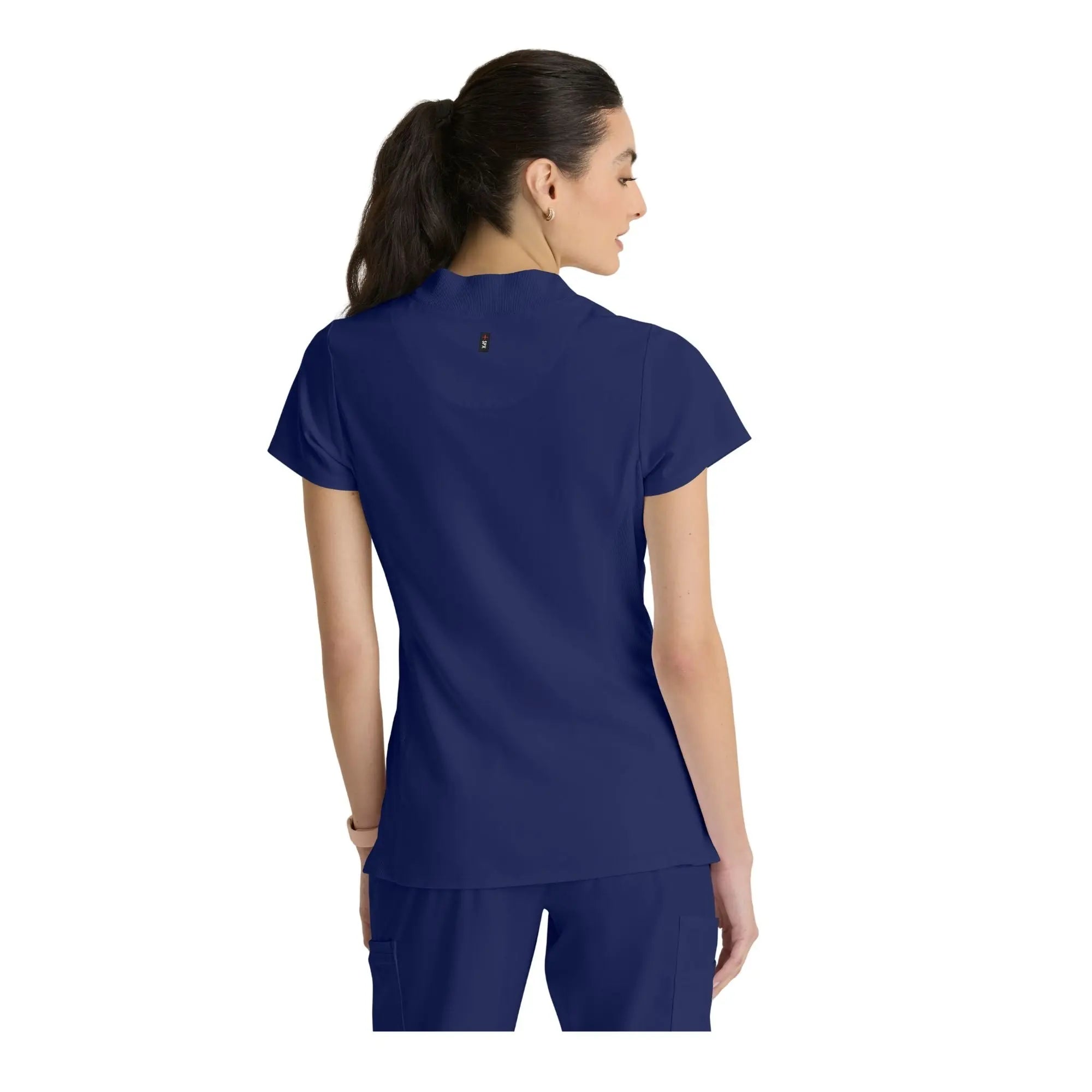 Kristi - Tuniek met hoge hals en ritssluiting - Dames - Grey's Anatomy Stretch Grey's Anatomy 