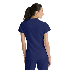 Kristi - Tuniek met hoge hals en ritssluiting - Dames - Grey's Anatomy Stretch Grey's Anatomy 