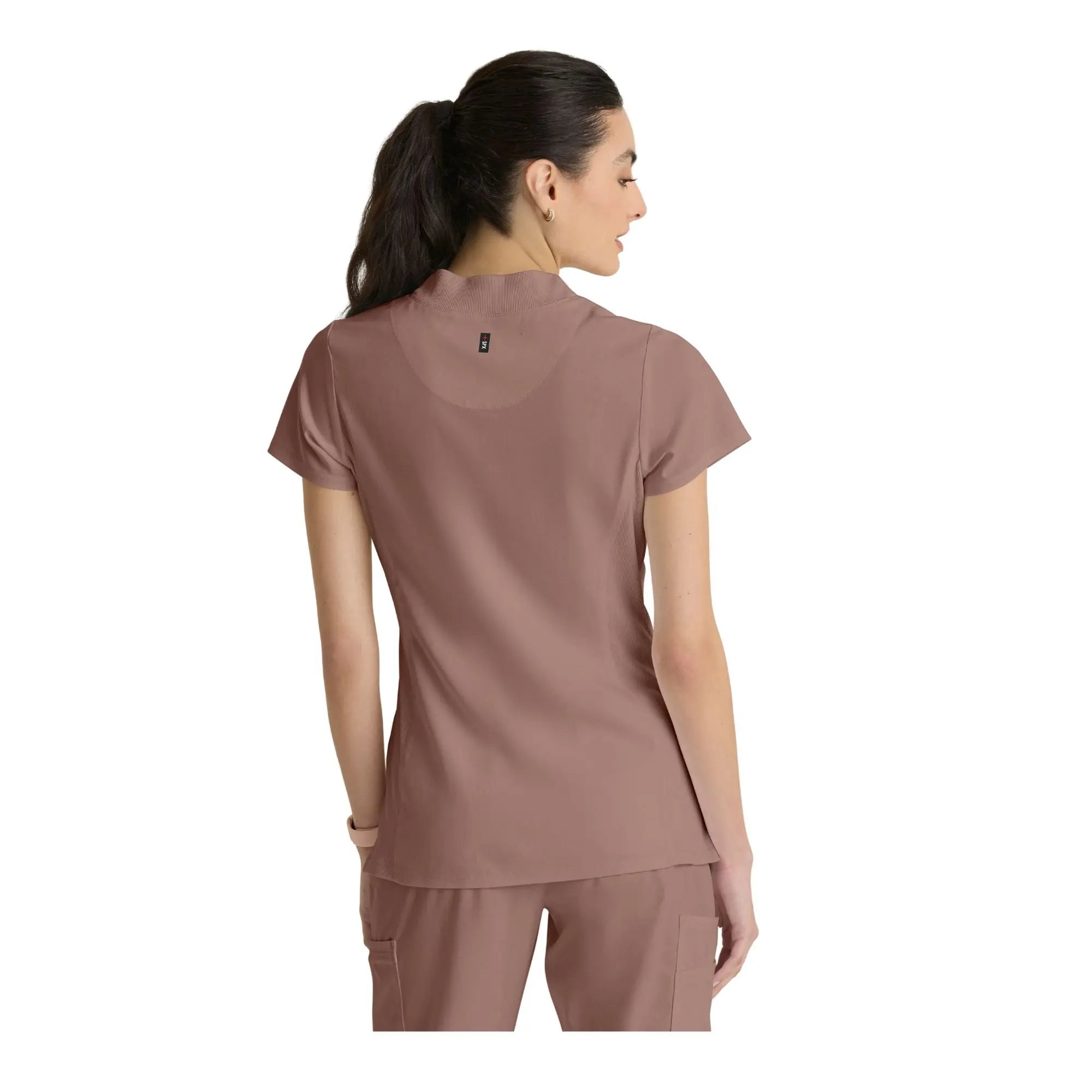 Kristi - Tuniek met hoge hals en ritssluiting - Dames - Grey's Anatomy Stretch Grey's Anatomy 