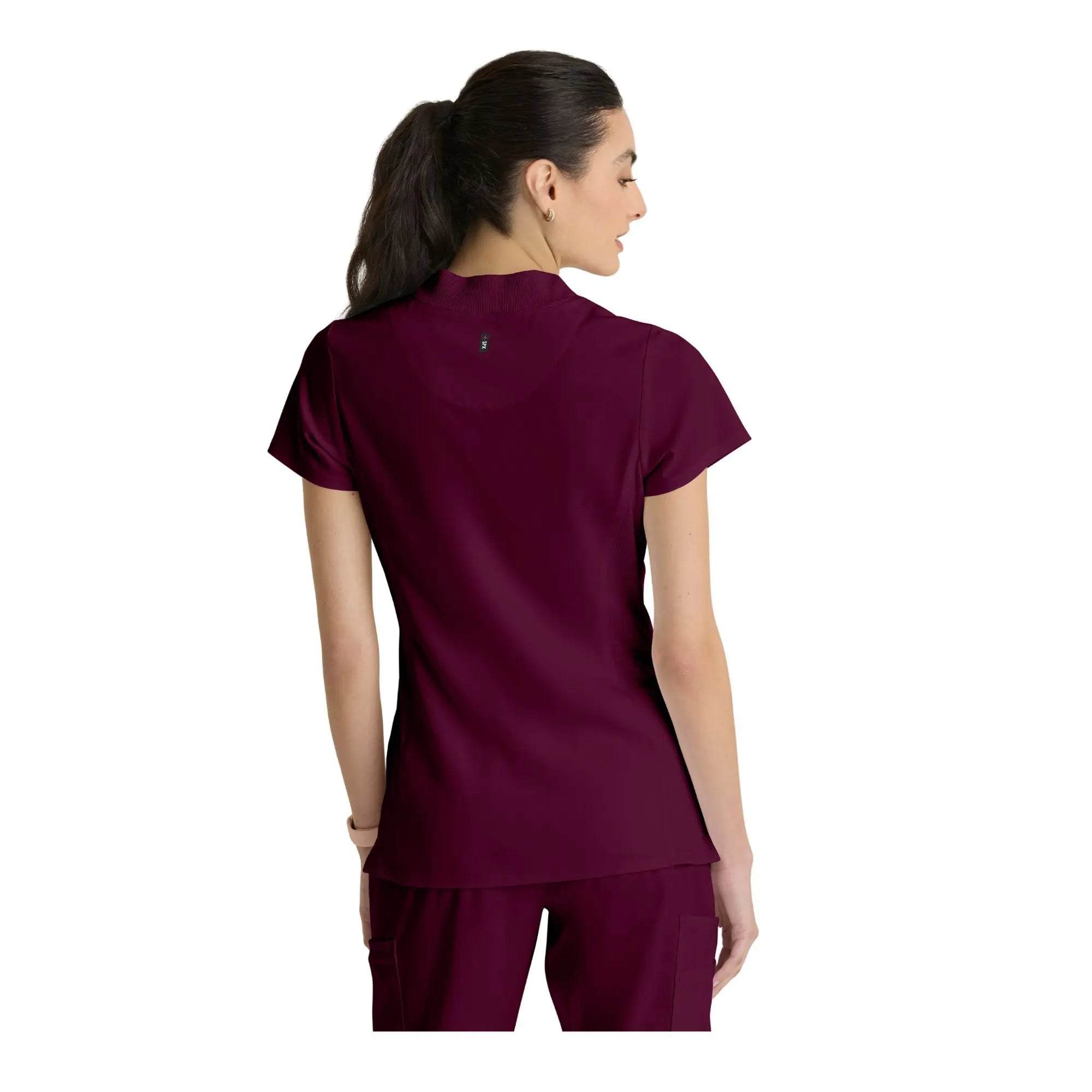 Kristi - Tuniek met hoge hals en ritssluiting - Dames - Grey's Anatomy Stretch Grey's Anatomy 