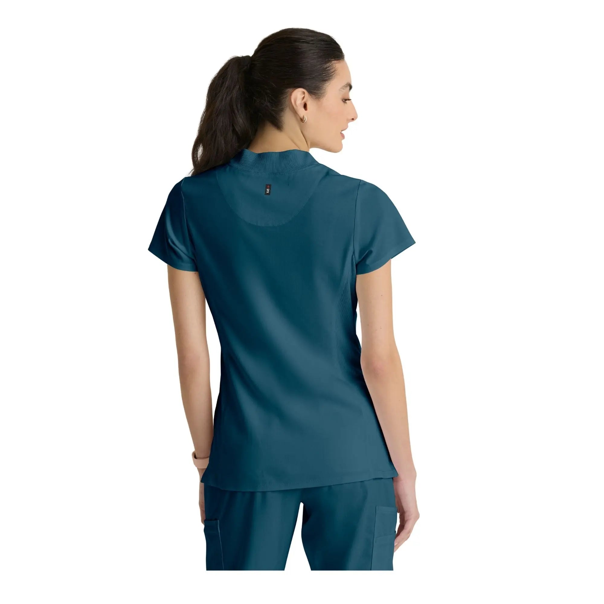 Kristi - Tuniek met hoge hals en ritssluiting - Dames - Grey's Anatomy Stretch Grey's Anatomy 
