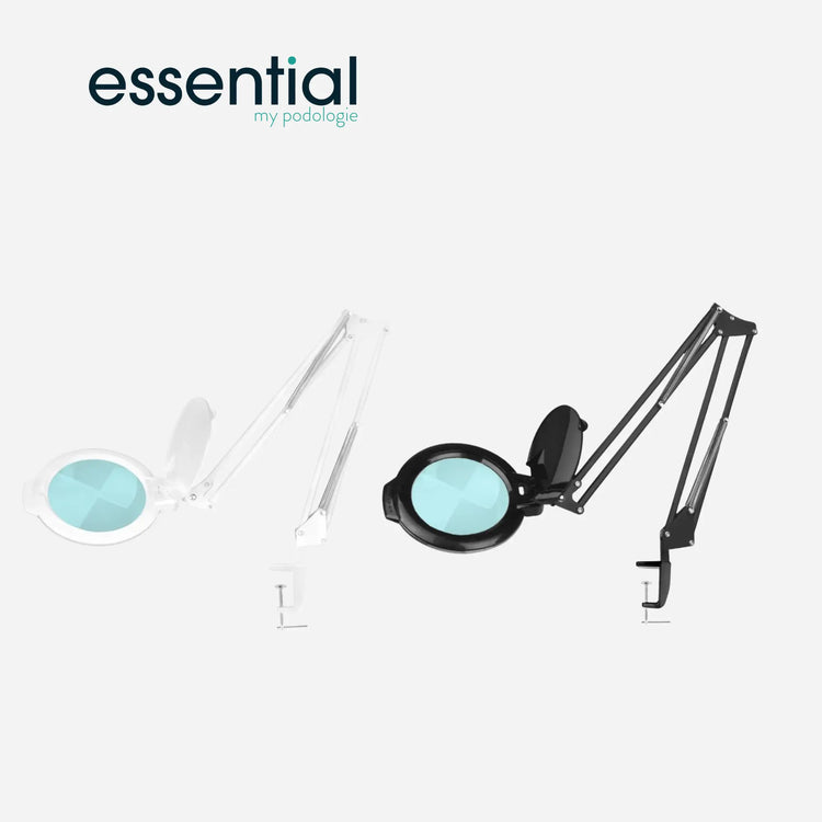 Moonlight 8013/6 LED-scharnierende loeplamp voor tafel - Wit of Zwart - Essential by My Podologie Activeshop 