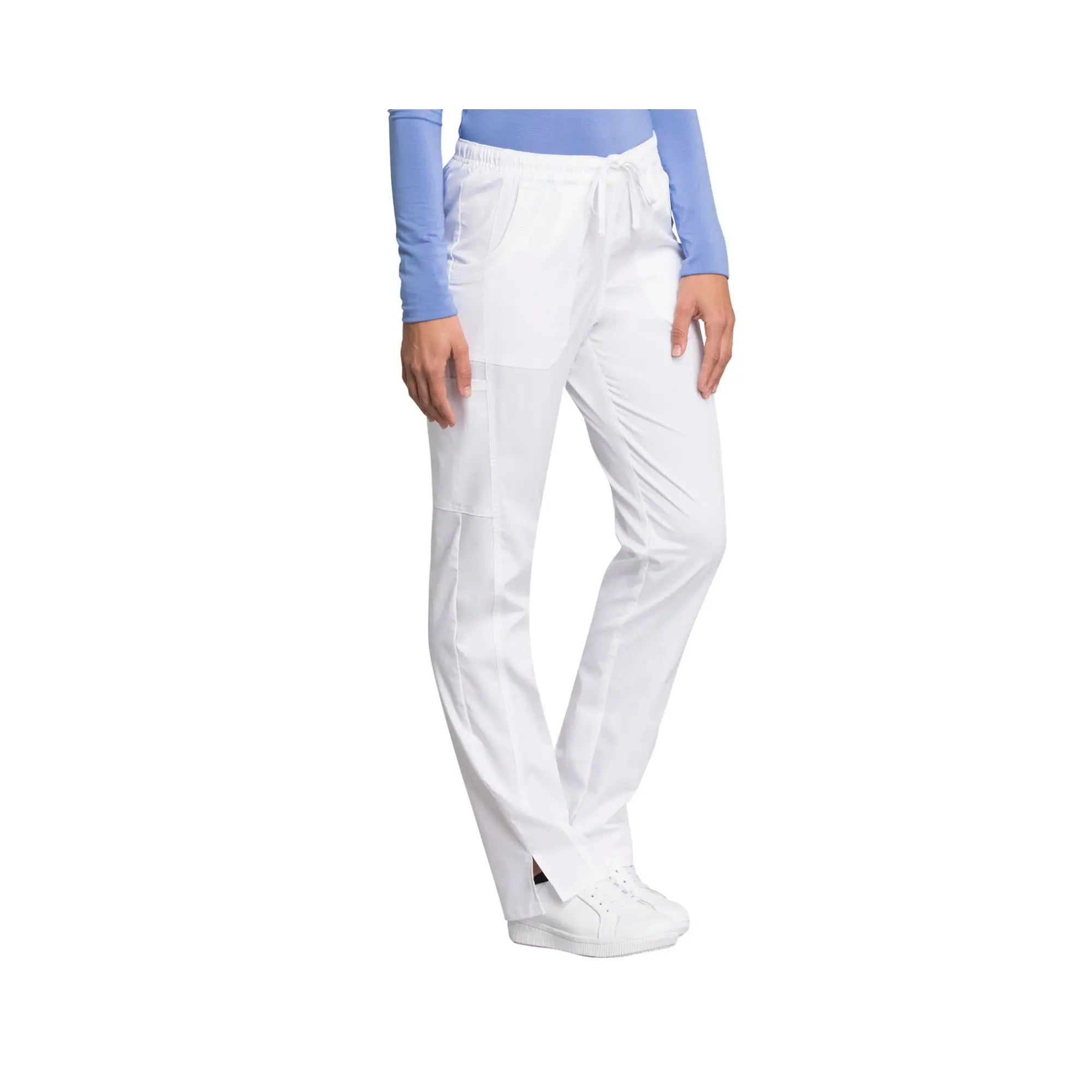 Le Mans - Pantalon droit taille moyenne avec cordon de serrage - Femme - Cherokee Cherokee Authentic Workwear 