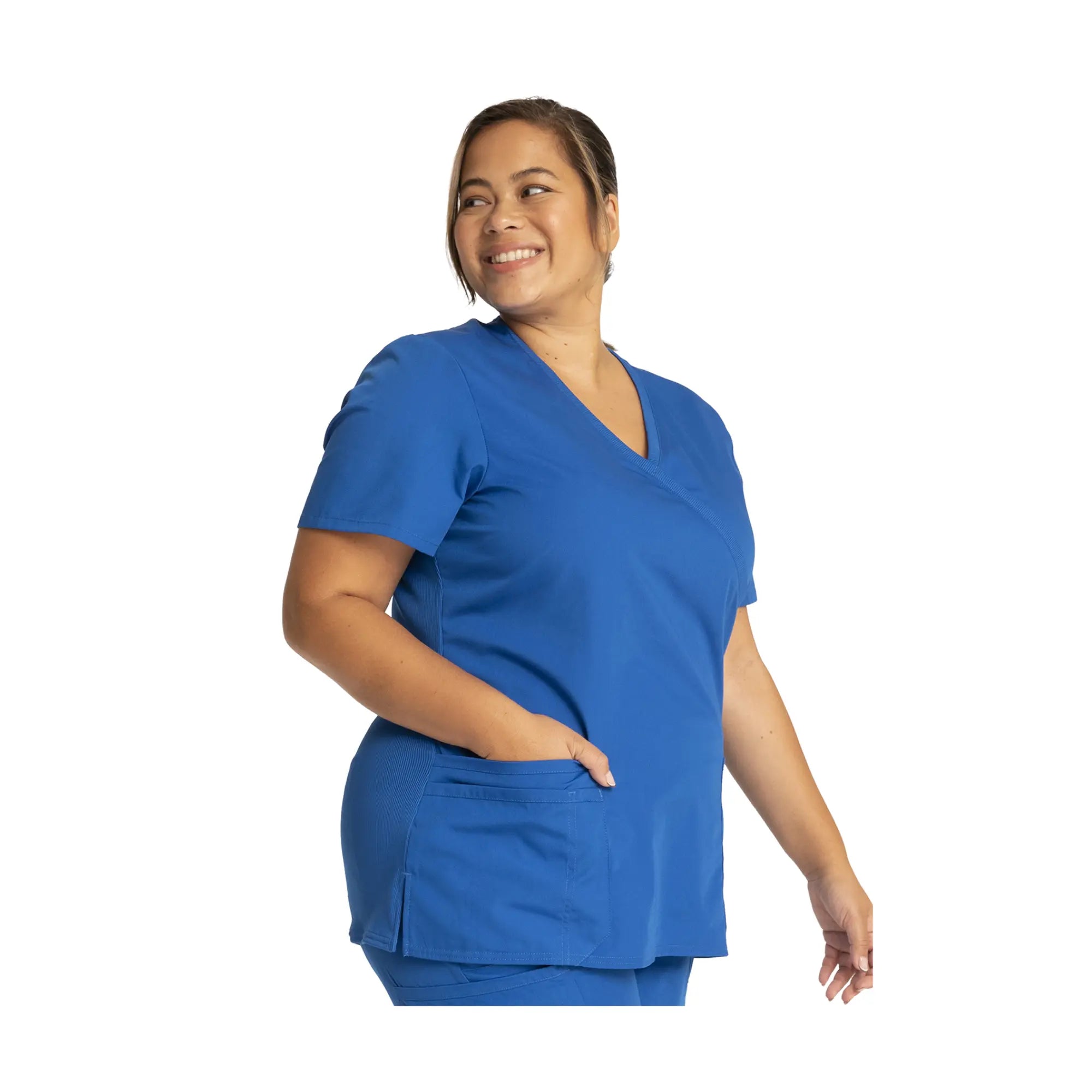 Limoges - Tunique médicale - Effet cache-coeur  - Manches courtes - Femme - Cherokee Cherokee Authentic Workwear 