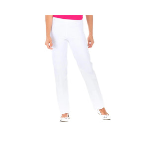 Manu - Pantalon Coton Blanc B19 - Mixte - Ceinture élastique - Sans poche My Blouse 