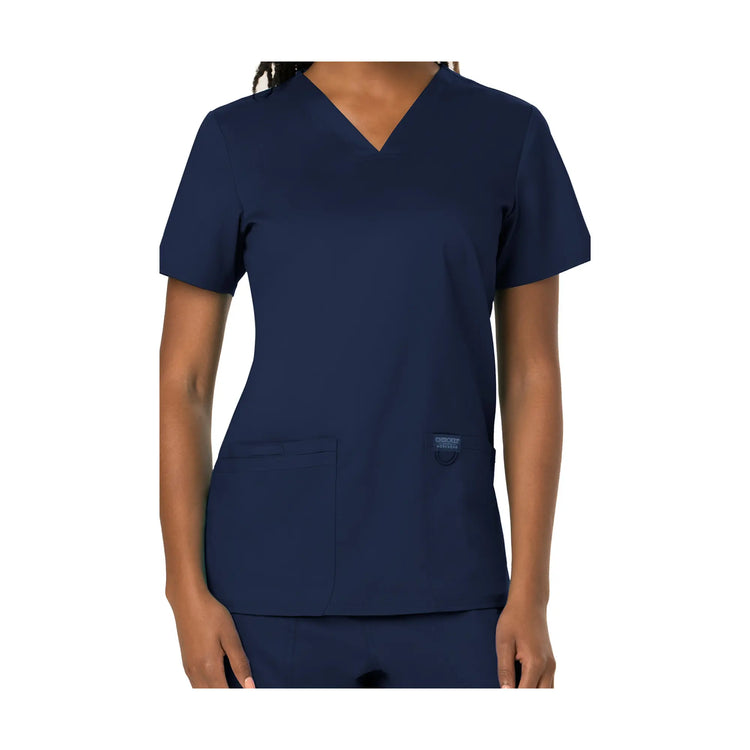 Mérignac - Tunique col en V - Femme - Cherokee Cherokee Authentic Workwear  Bleu-Marine-3XL