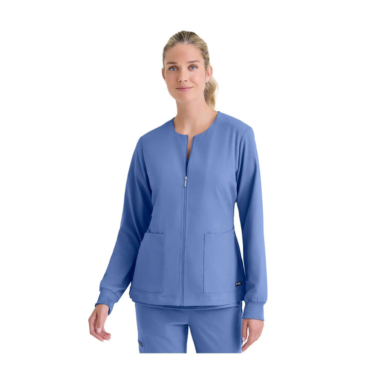 Milla - Round neck medical jacket - Women - Grey’s Anatomy Stretch Grey’s Anatomy 