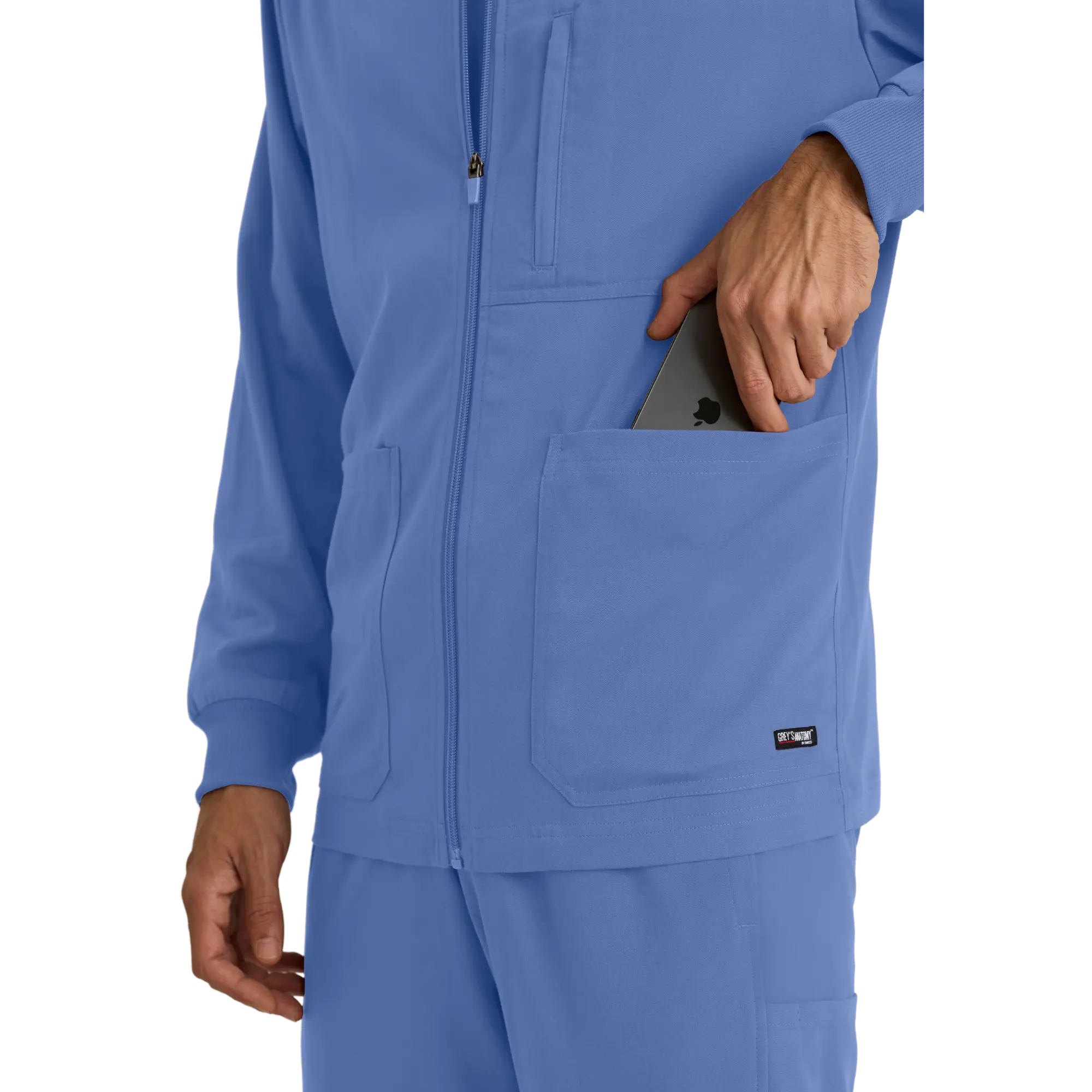 Mio - Round neck medical jacket - Men - Grey’s Anatomy Stretch Grey’s Anatomy 