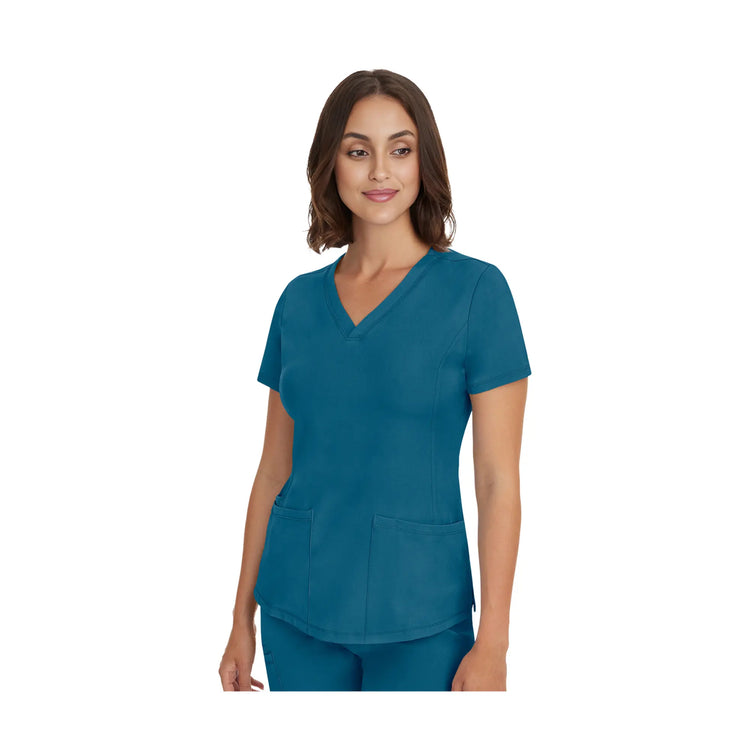 Monique - Tunique médicale - Col V - Femme - Healing Hands - 1 Healing Hands 