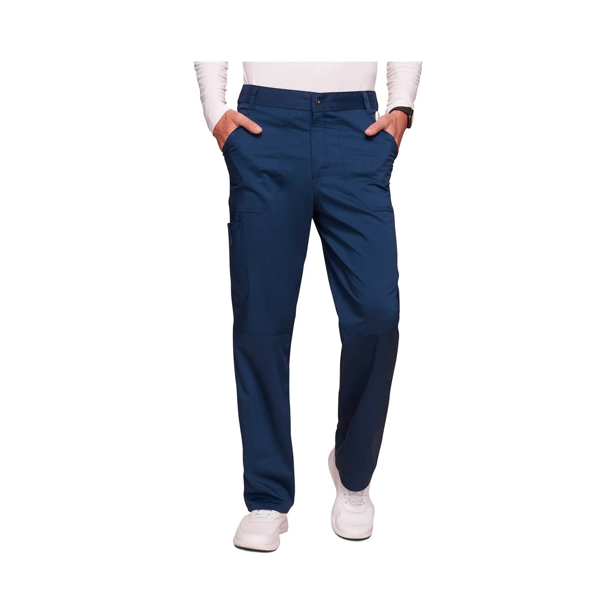 Nîmes - Pantalon slim taille haute - Homme - Cherokee Cherokee Authentic Workwear  Bleu-Marine-XXXL