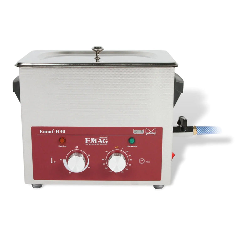 Nettoyeur à ultrasons tout en inox 3L - Emmi-H30 avec robinet de vidange - My Podologie