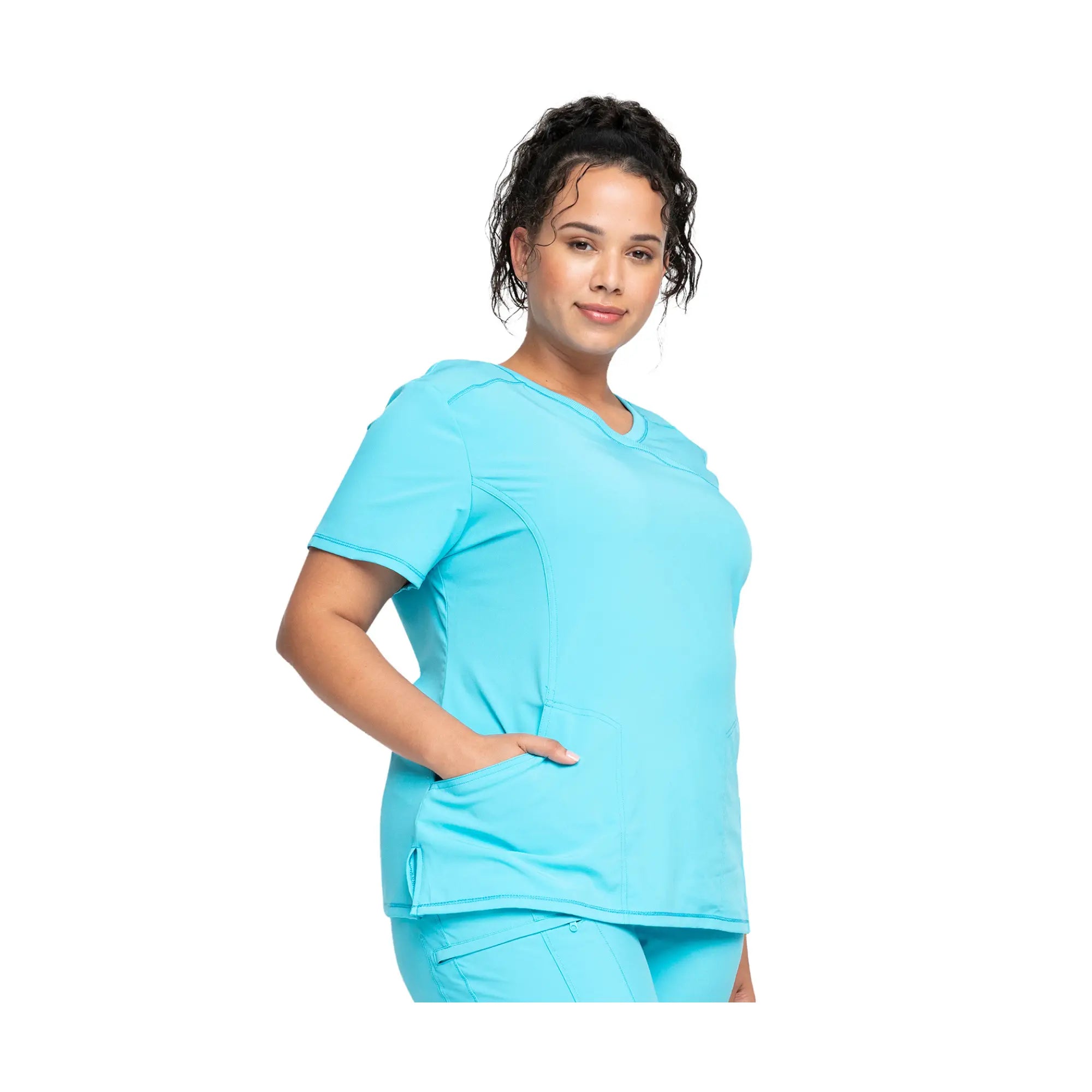 Ondres - Tunique médicale - Cache-coeur - 66 cm - Femme -  Cherokee - Couleur 1 Cherokee Medical Uniforms 