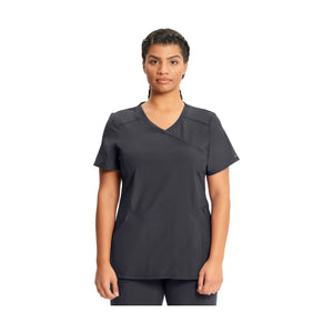 Ondres - Tunique médicale - Cache-coeur - 66 cm - Femme -  Cherokee - Couleur 1 Cherokee Medical Uniforms  Anthracite-3XL