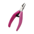 Ergonomische nageltang - Fuchsia - Rechte snede - Taps toelopende kaken - 13 cm - RVS - Akori