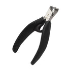 Ergonomische nageltang - Zwart - Concave snede - 13 cm - Roestvrij staal - Akori