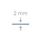Poron Medisch Blauw - Shore 10 - 2 mm / 3 mm