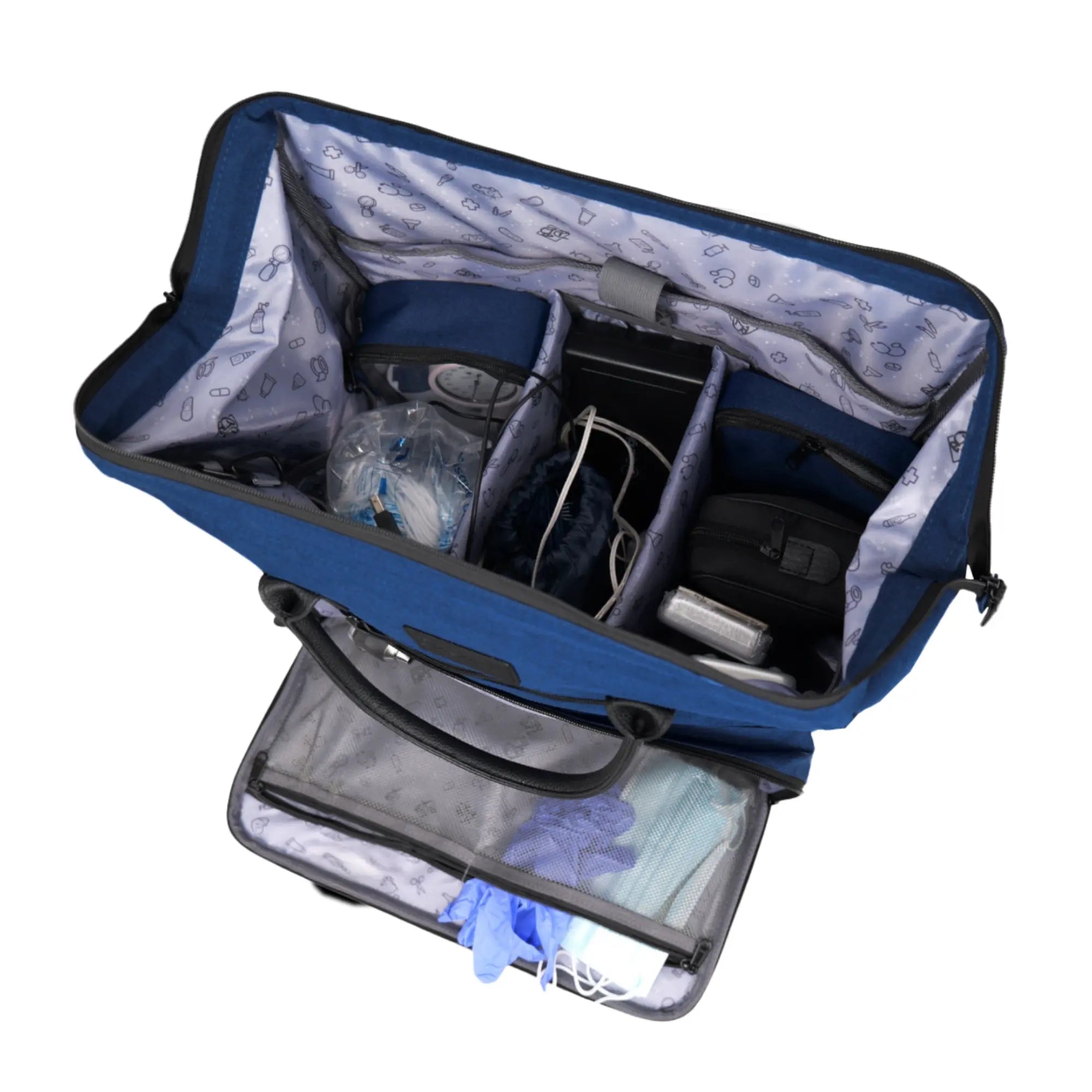 Sac médical OUESSANT - Marine / Noir De Boissy 