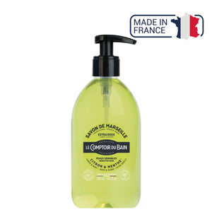 Savon de Marseille liquide Citron Menthe - 500ml - Le Comptoir du Bain - My Podologie