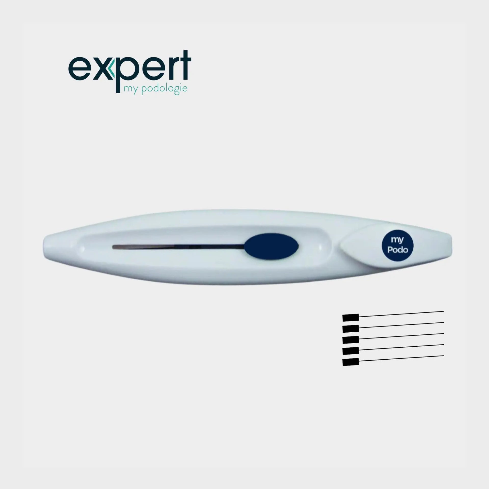 Verstelbare monofilamentenstylus met 5 vervangende monofilamenten - Expert van My Podologie - My Podologie