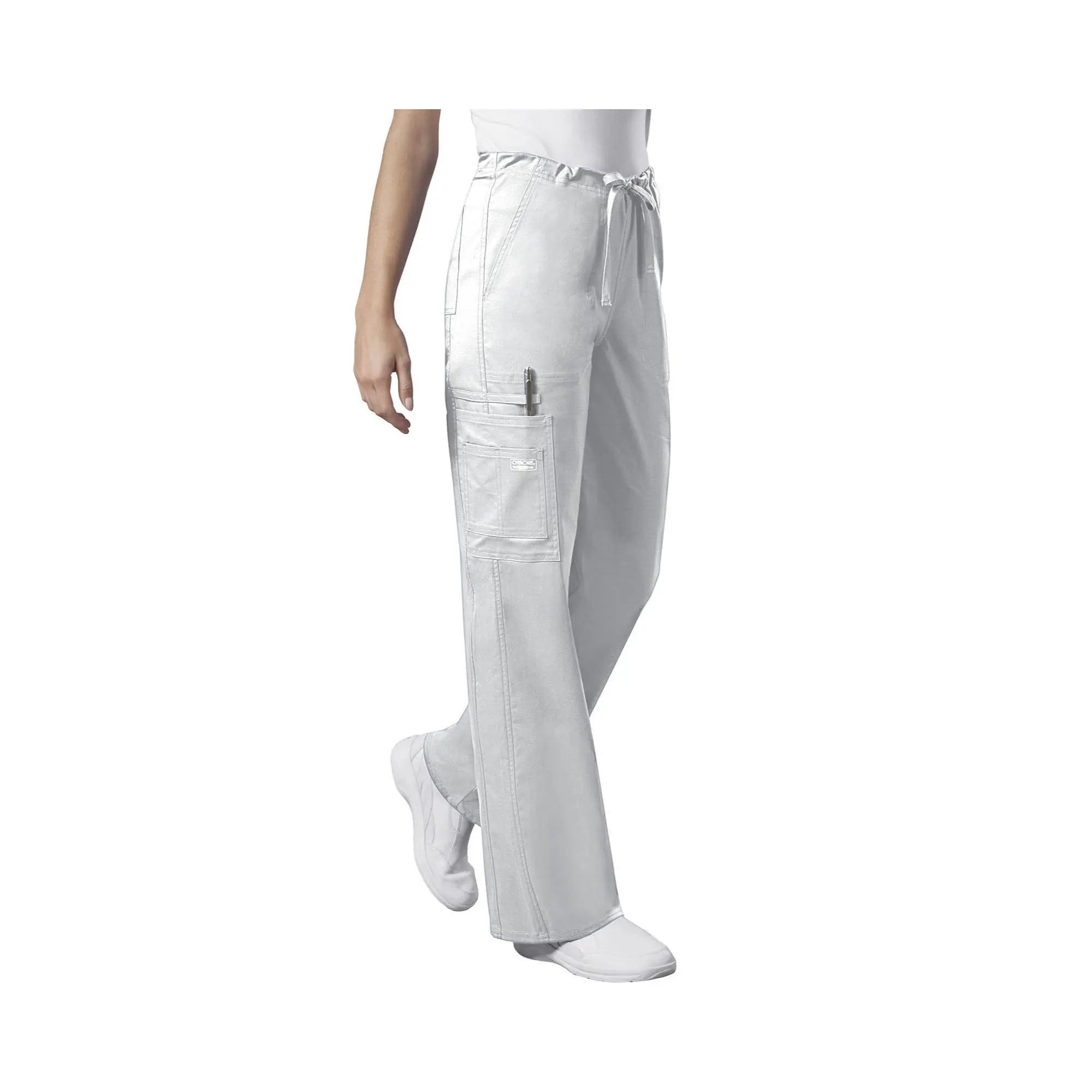 Tourcoing - Pantalon large à cordon de serrage - Unisexe - Cherokee Cherokee Authentic Workwear  Blanc-XXXL