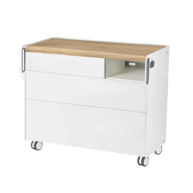 Unité de Podologie "Room Move" - Taille L - Ruck Ruck  Chêne-2-compartiment-micromoteur-à-droite-Non