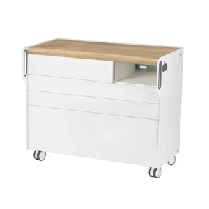 Unité de Podologie "Room Move" - Taille L - Ruck Ruck  Chêne-3-compartiment-micromoteur-à-droite-Non