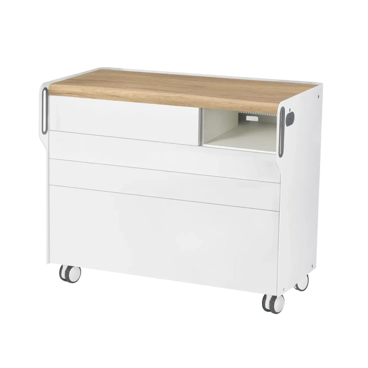 Unité de Podologie "Room Move" - Taille L - Ruck Ruck  Chêne-3-compartiment-micromoteur-à-droite-Non