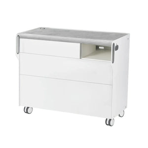 Unité de Podologie "Room Move" - Taille L - Ruck Ruck  Béton-2-compartiment-micromoteur-à-droite-Cercle-X