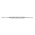 Dubbele ronde/afgeronde curette - Lengte: 16 cm - Ruck